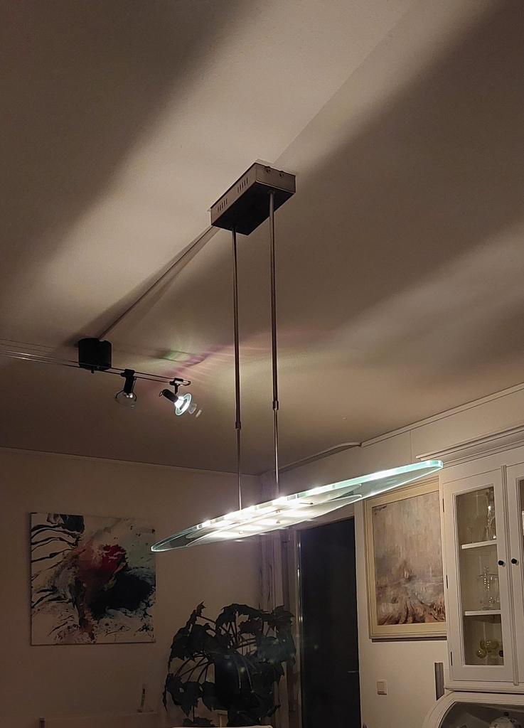 Mooie hanglamp voor boven eet-/werktafel, Ophalen, Zo goed als nieuw