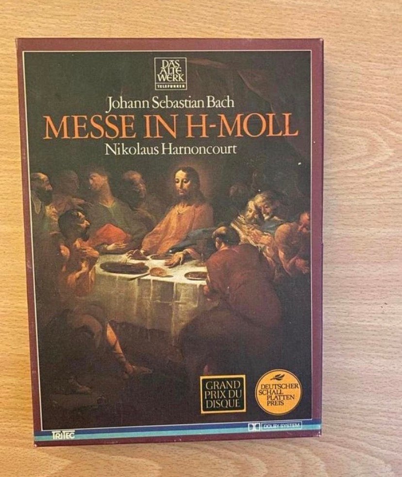 J.S Bach Mis in b- klein (Messe in H- Moll) 2 cassettes, Cd's en Dvd's, 2 t/m 25 bandjes, Klassiek, Ophalen of Verzenden, Zo goed als nieuw