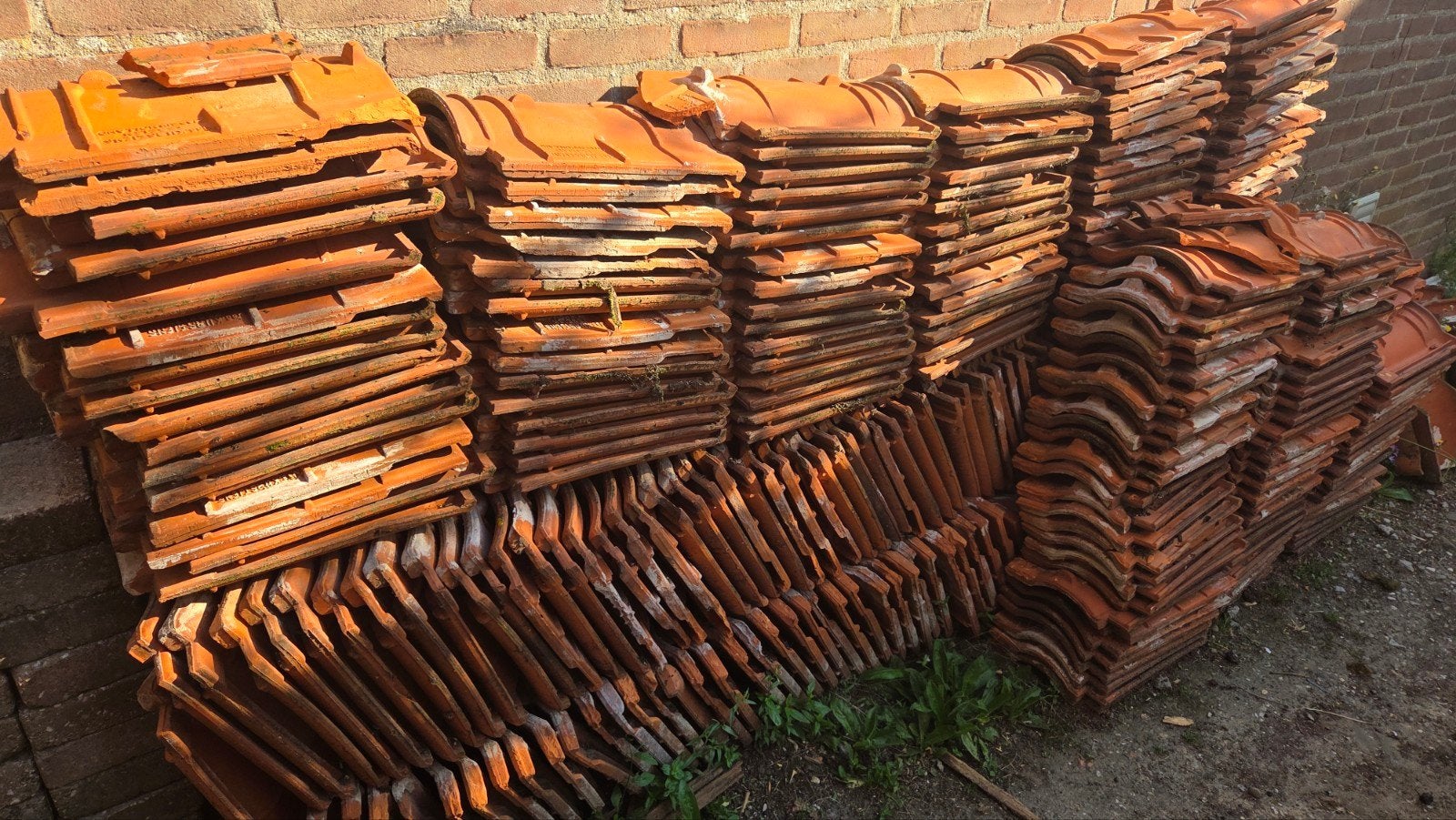 Gebruikte dakpannen - Oranje/Rood, Ophalen, Gebruikt, Steen of Klei, 15 m² of meer