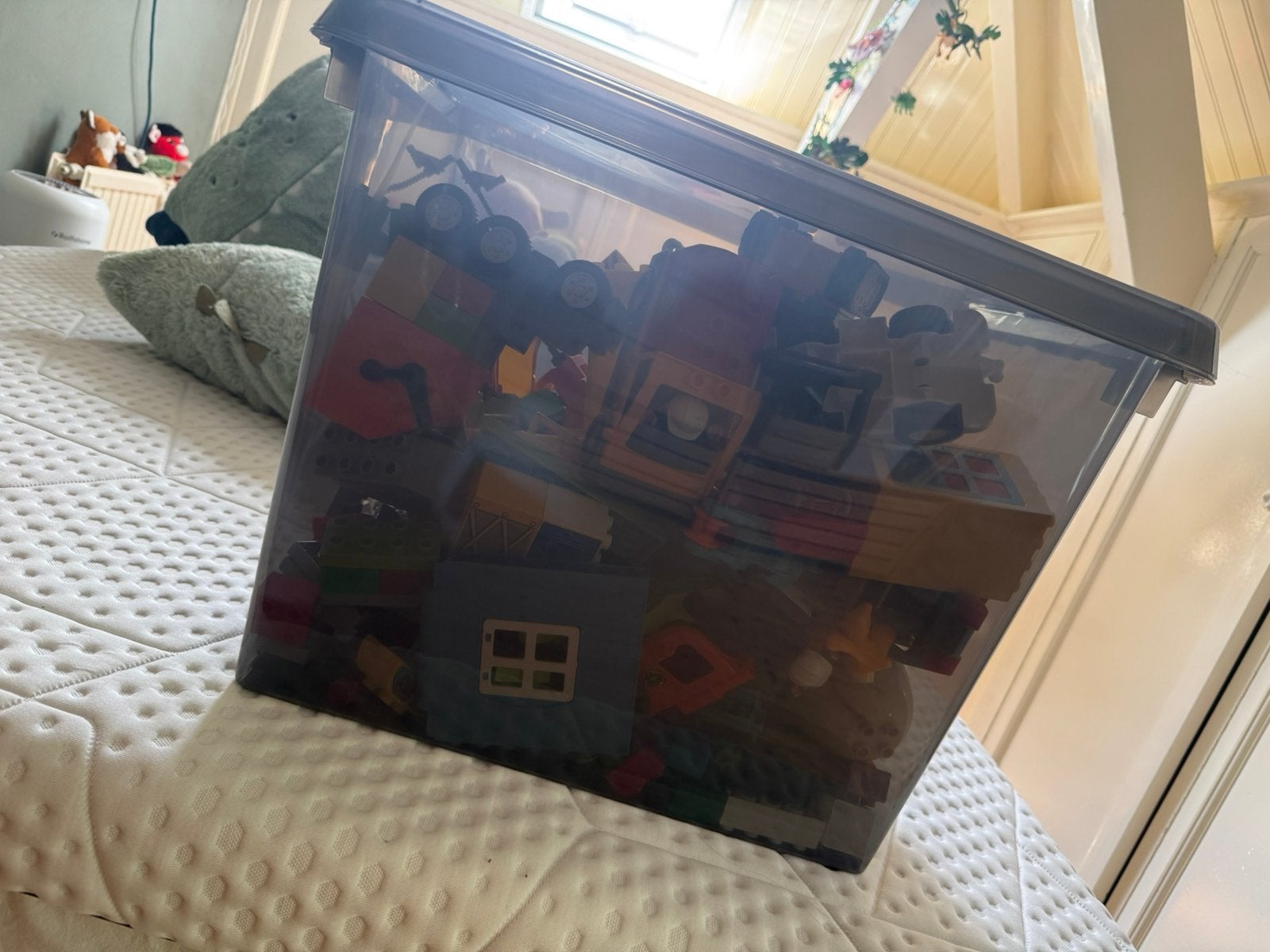 Kist duplo, Ophalen, Zo goed als nieuw