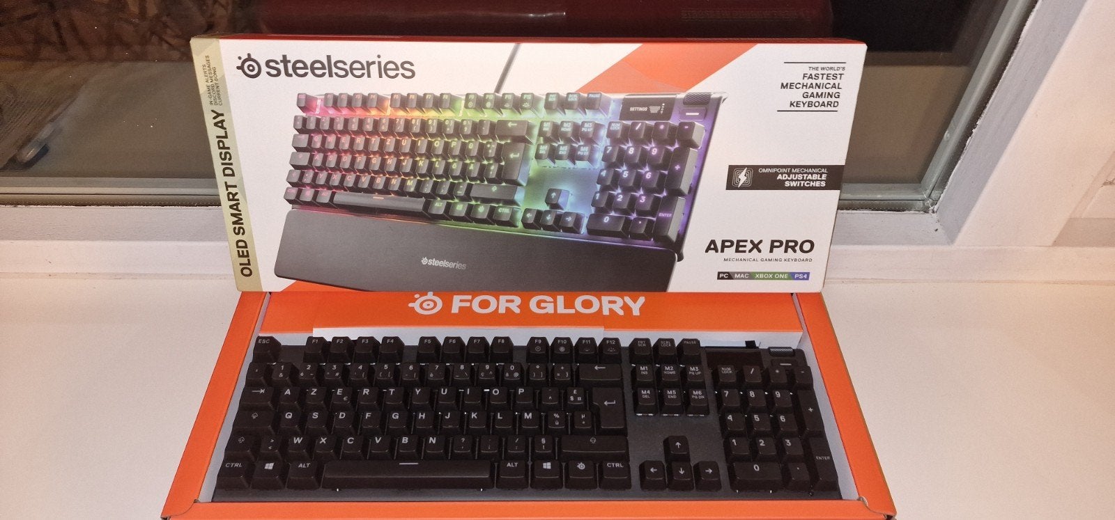 SteelSeries Apex Pro AZERTY  Gaming Toetsenbord, Computers en Software, Gaming toetsenbord, Azerty, Ophalen of Verzenden, Bedraad