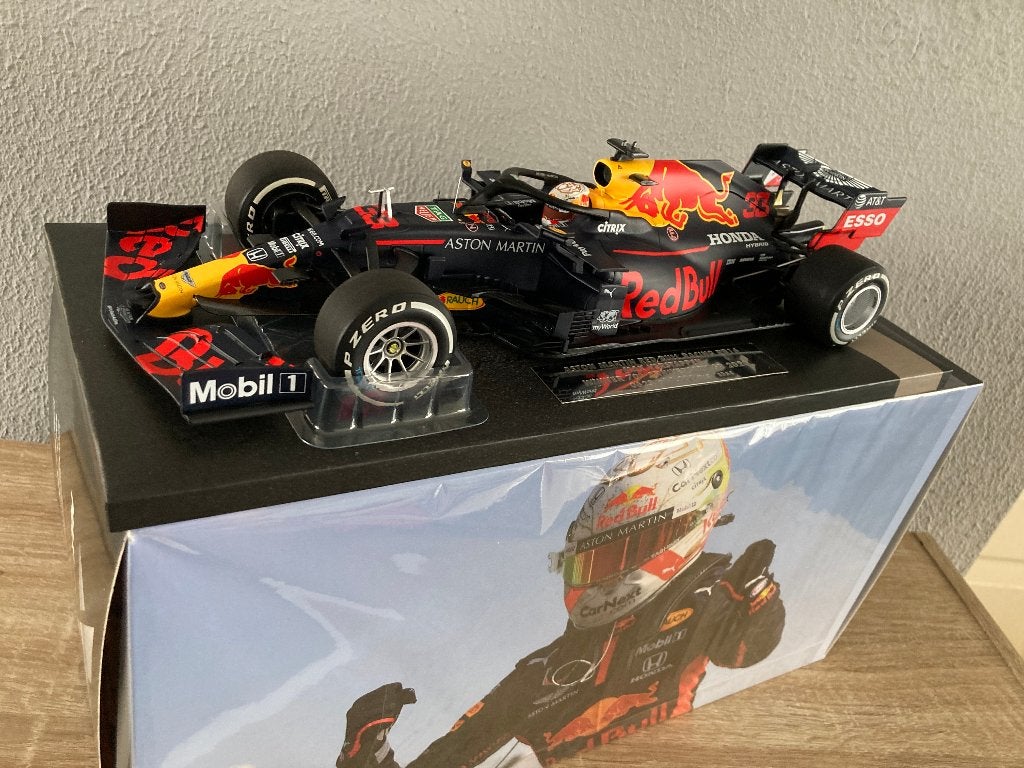 ✅ Max Verstappen 1:18 Winner 70th Anniversary 2020 editie 54, Verzamelen, Ophalen of Verzenden, Nieuw, Formule 1