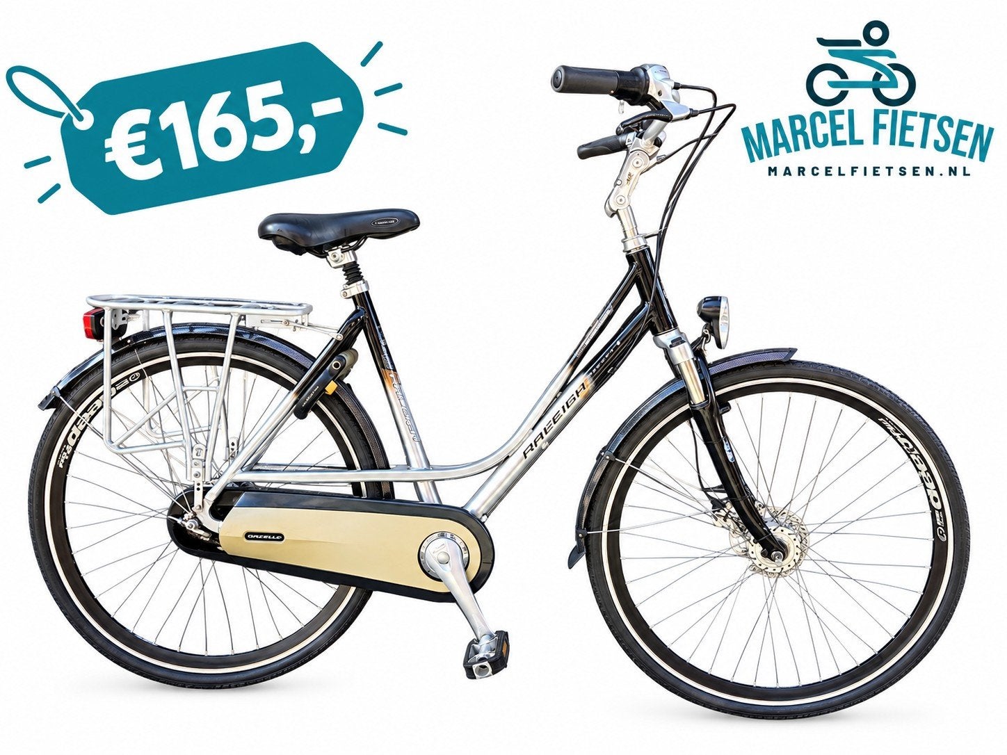 Raleigh Elan damesfiets. Fiets met 8 versnellingen, Fietsen en Brommers, Versnellingen, Marcel Fietsen, 56 cm of meer, Zo goed als nieuw