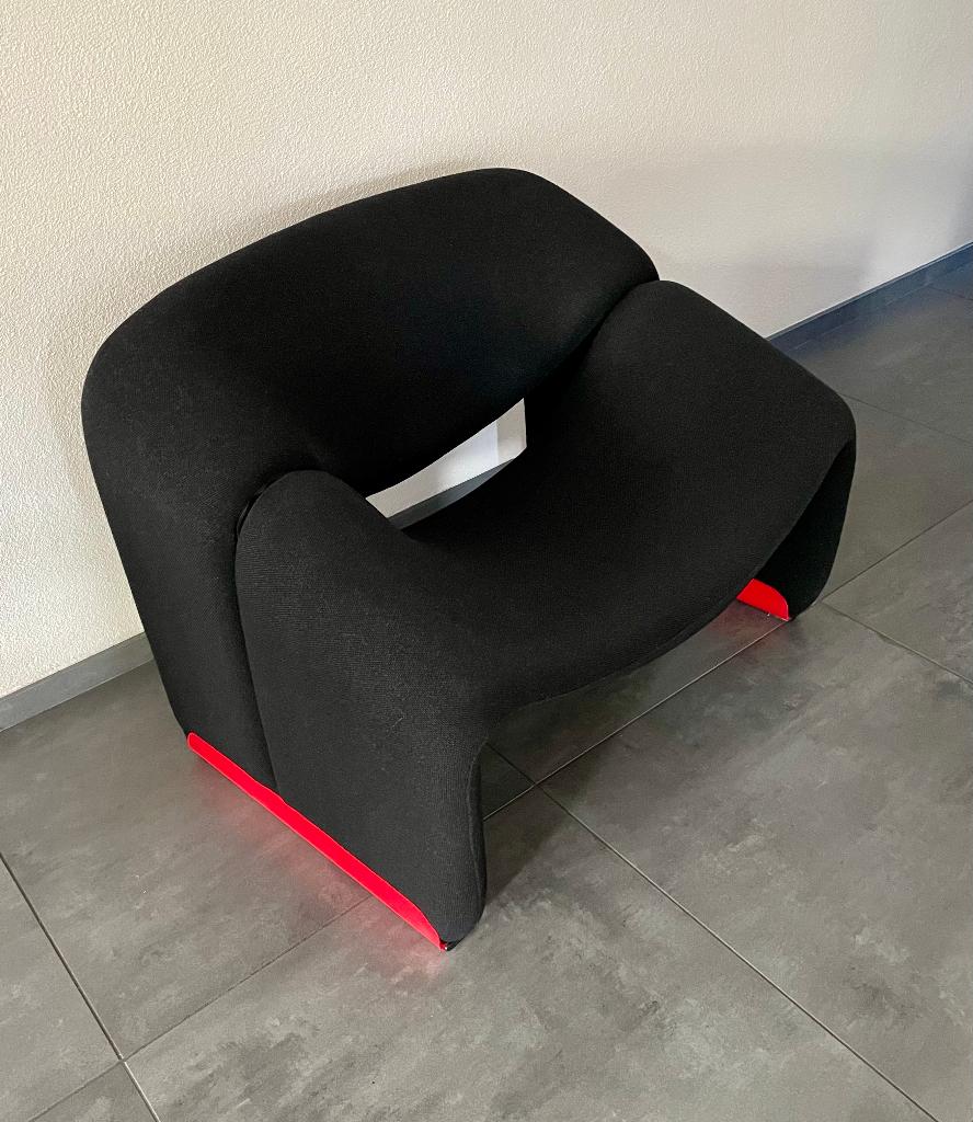 Pierre Paulin Groovy M Chair Artifort, Huis en Inrichting, Fauteuils, Ophalen, Gebruikt, Minder dan 75 cm, Design