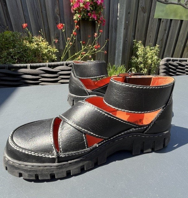 MAG Megamok 4011 maat 39  z.g.a.n.  gereserveerd voor L, Verzenden, Zwart, Sandalen of Muiltjes, Zo goed als nieuw