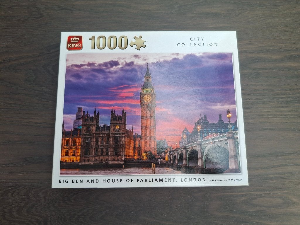 5x King puzzels (samen 10euro), Ophalen, 500 t/m 1500 stukjes, Gebruikt