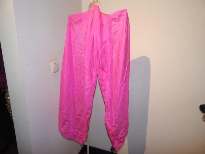 Paul Smith grote zijde shawl cyclaam fucia van kleur