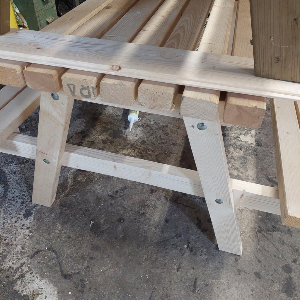 Picknick bankjes, Ophalen of Verzenden, 250 cm of meer, Planken