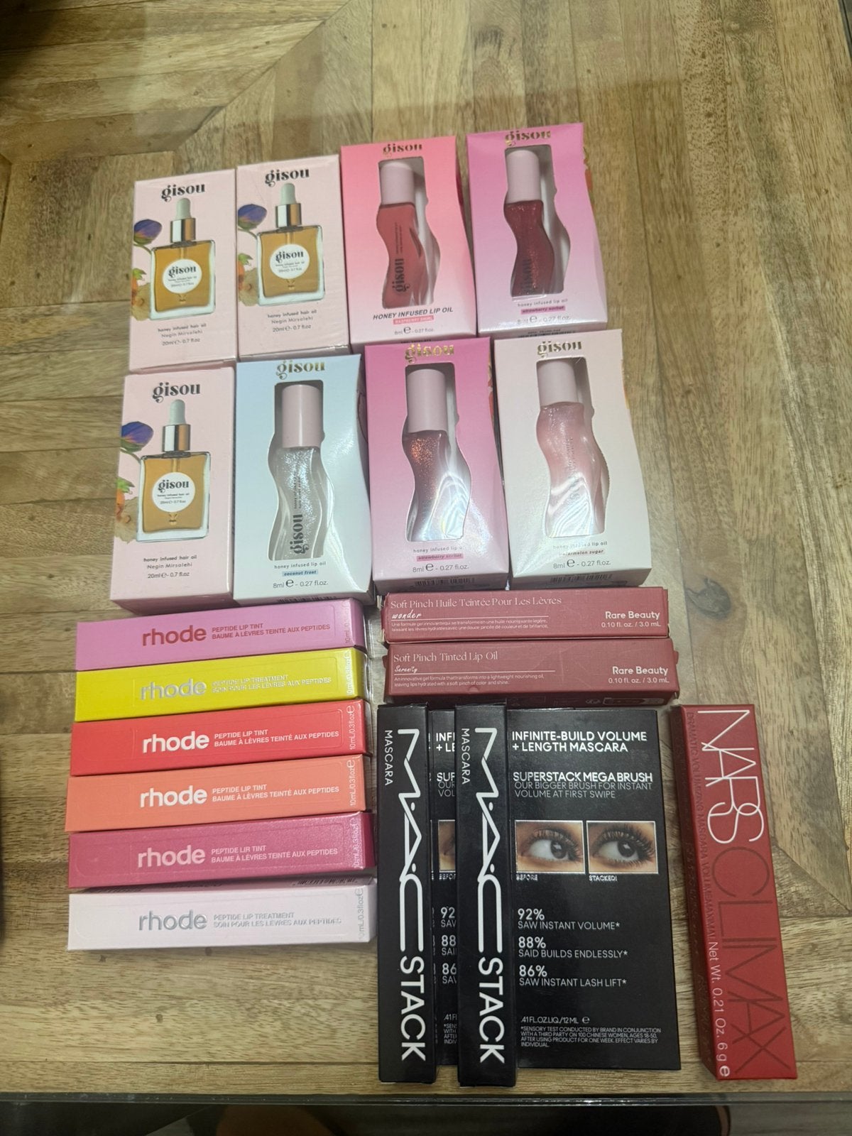 Gisou haar olie / lip oil, Verzenden, Zo goed als nieuw, Lippen
