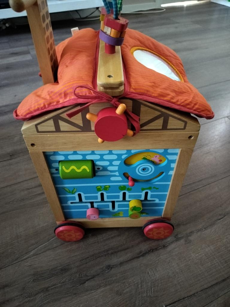 I'MTOYS STEVIGE HOUTEN LOOPWAGEN, Kinderen en Baby's, Ophalen of Verzenden, Overige typen