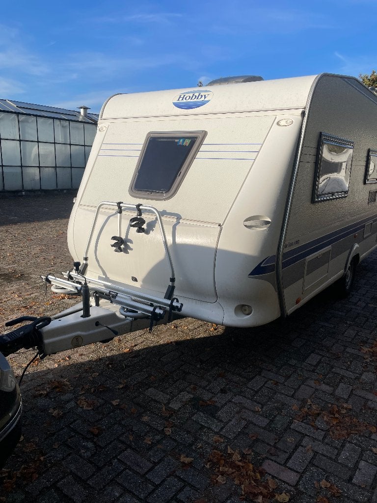 Caravan Hobby de luxe easy 460 ufe, Rondzit, Hobby, Frans bed, Particulier