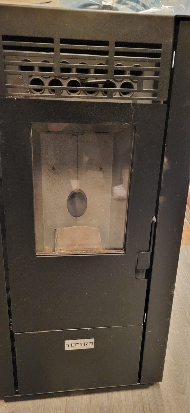 te koop nette pelletkachel, Ophalen, Gebruikt, Pelletkachel, Vrijstaand