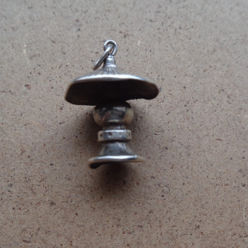 zilveren vintage bedel Chinese lantaarn [416], Overige merken, Verzenden, Zo goed als nieuw, 1 bedel