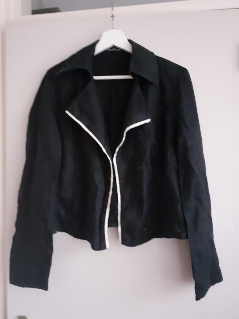 Zwart jasje van Les Amies maat 42, Kleding | Dames, Zwart, Maat 42/44 (L), Ophalen of Verzenden, Zo goed als nieuw
