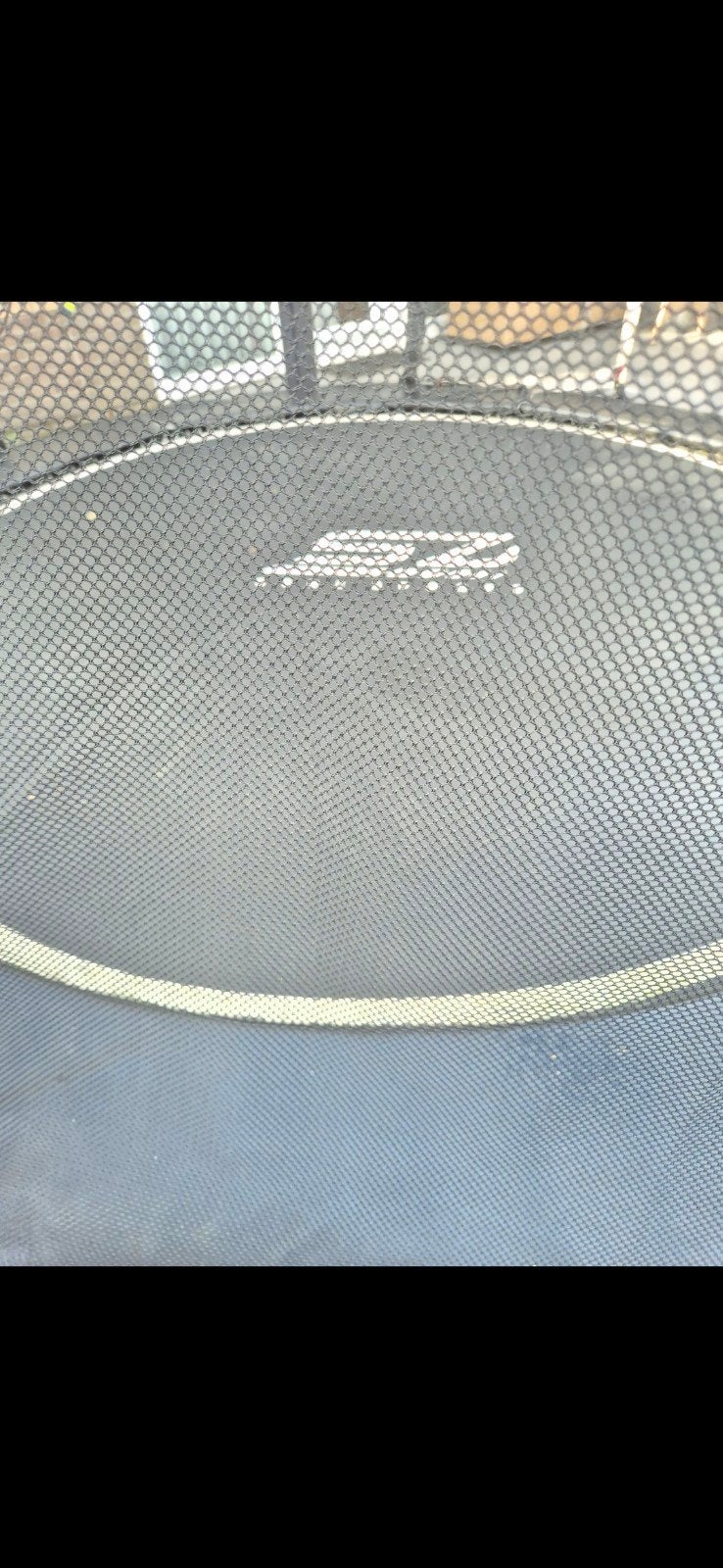 Trampoline met veiligheidsnet - rits onderkant kapot, Ophalen of Verzenden, Gebruikt