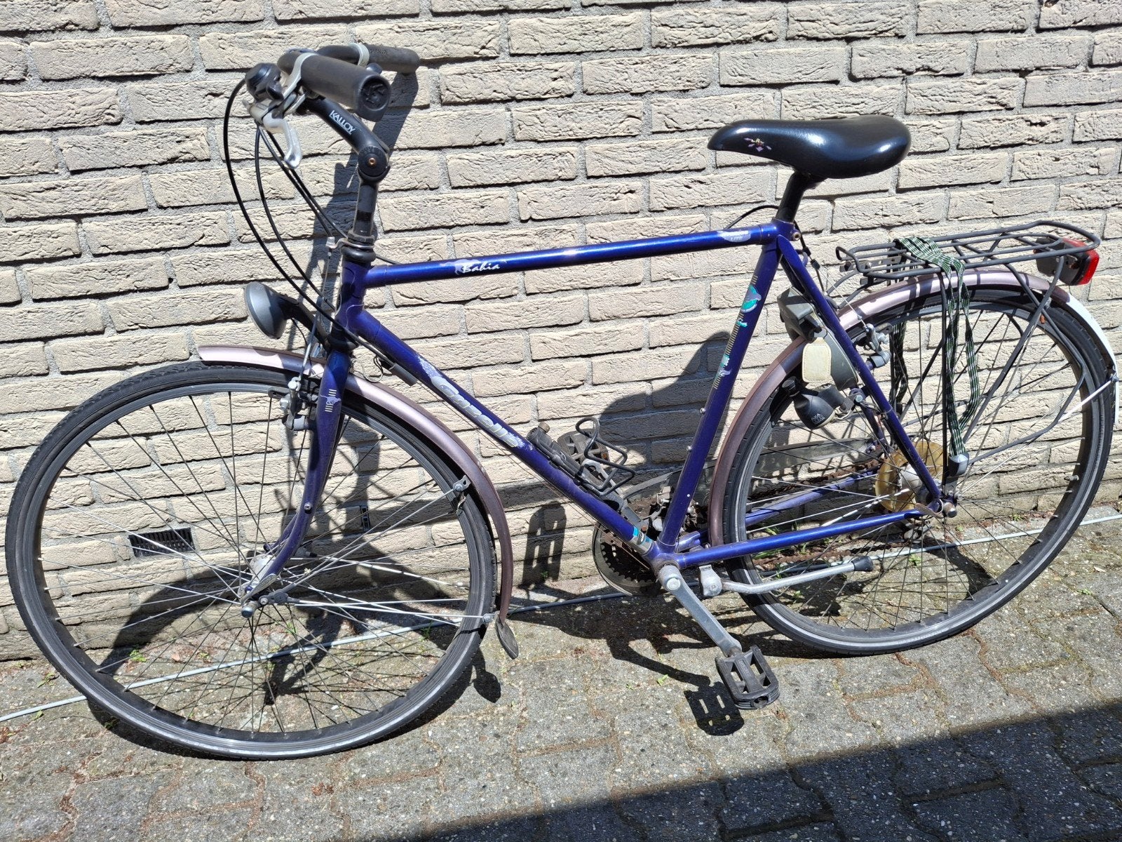 Gazelle Babia hybride light 28 inch - 57 cm frame, Ophalen, 28 inch, Gebruikt, Velgrem