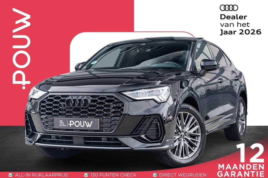 Audi Q3 Sportback 45 TFSIe 245pk PHEV S Edition | SoH 97% |, Auto's, Audi, 12 maanden, Gebruikt, Leder en Stof, Zwart