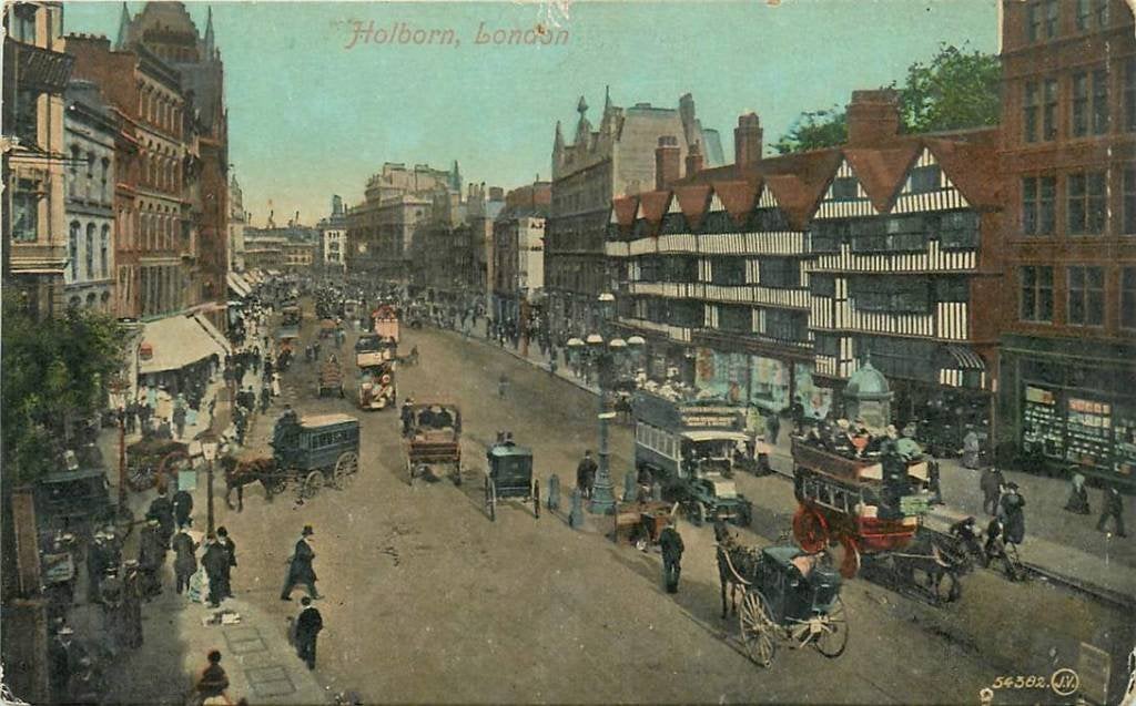 381-159-031 London Holborn, Verzenden, Voor 1920, Engeland