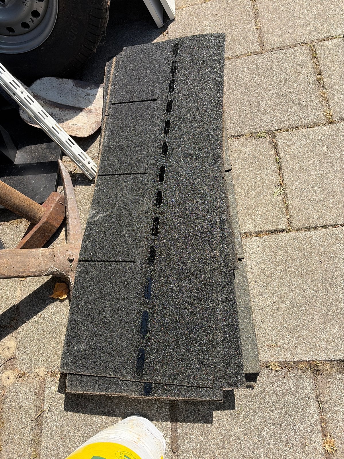 Bitumen dakshingles - Nieuw en ongebruikt, Ophalen, Overige materialen, Zwart, Nieuw