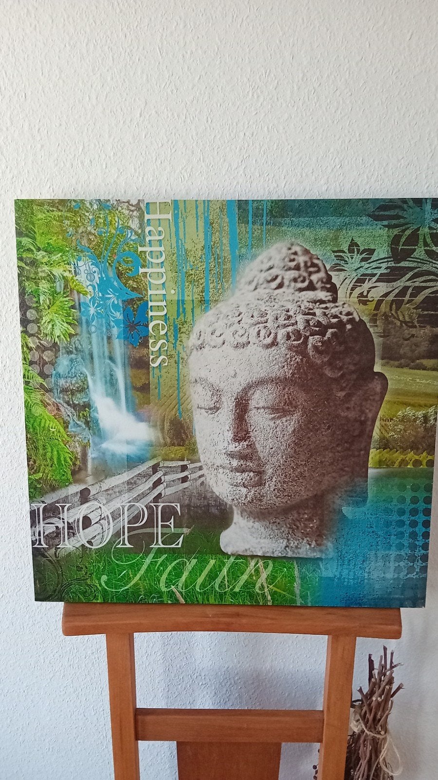 Boeddha schilderij, Ophalen, Overige typen, Zo goed als nieuw, 5 – 50