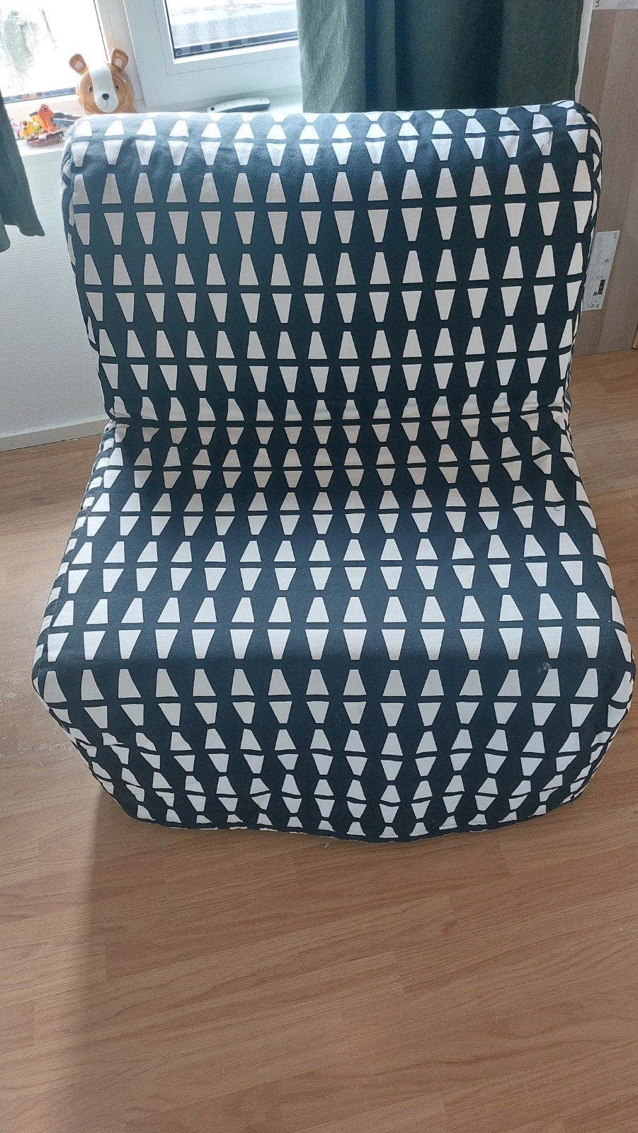 IKEA LYCKSELE LÖVÅS slaapstoel - Zeer goede staat, Ophalen, Gebruikt, Eenpersoons, Meerkleurig