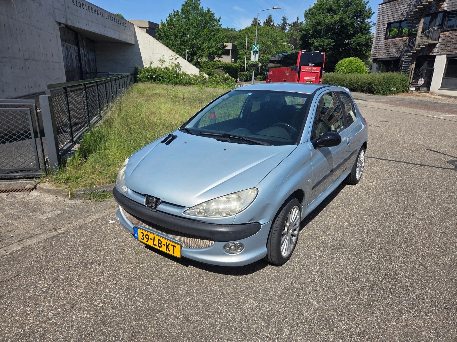 Peugeot 206 2.0 GTI 16V 3D 2002 Grijs, Auto's, Peugeot, 1025 kg, 136 pk, 40 €/maand, 4 cilinders