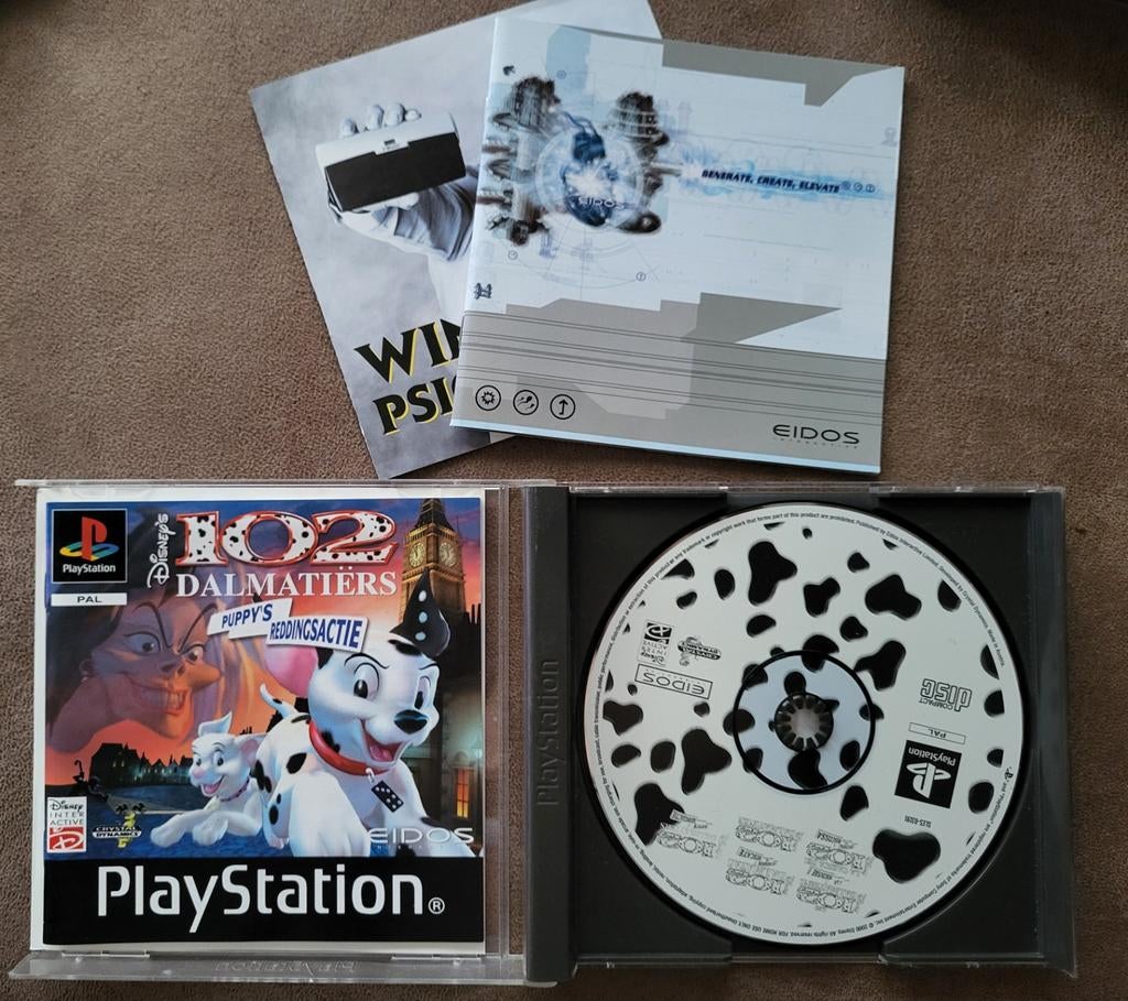 Disney 102 Dalmatiërs puppy's reddingsactie ps1, Avontuur en Actie, 1 speler, Ophalen of Verzenden, Zo goed als nieuw