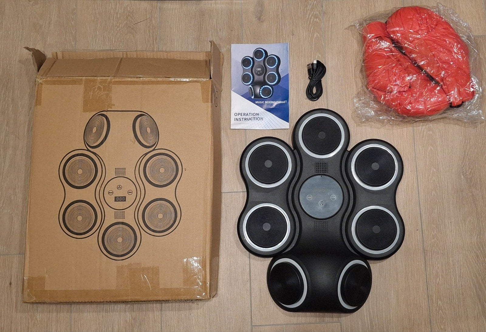 Smart Muziek Boks Trainer met Handschoenen, Ophalen of Verzenden, Nieuw, Overige