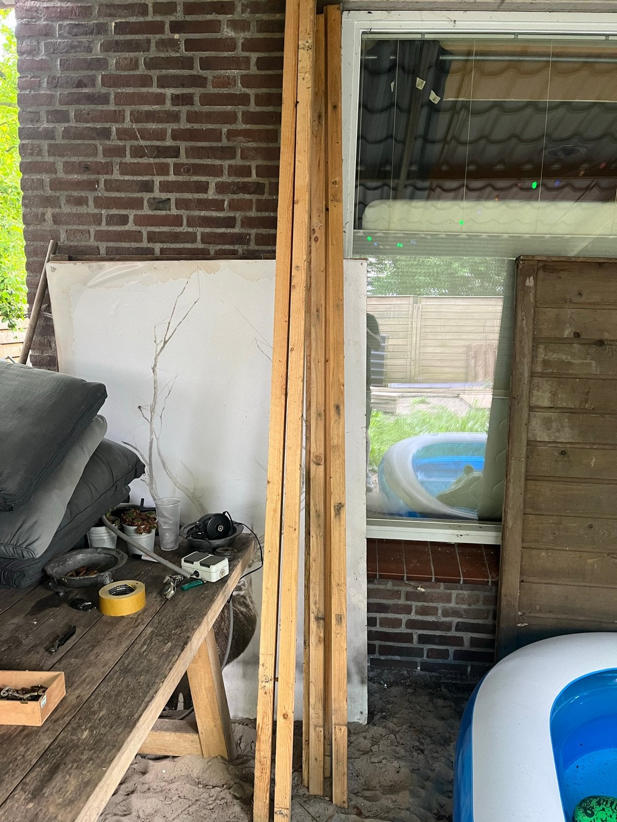 8 panlatten, Ophalen, Gebruikt, Minder dan 25 mm, Plank