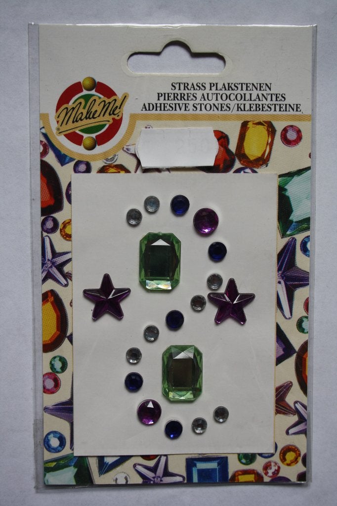 1 pakje Make Me Strass plaksteentjes rechthoek mint, Ophalen of Verzenden, Nieuw, Overige typen