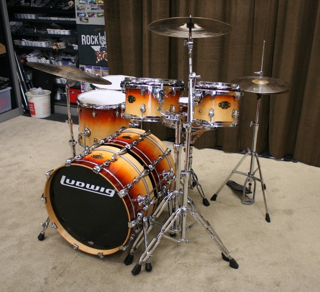 drumstel: ludwig epic modular kit TF  20/20/10/12/14/16/13sn, Muziek en Instrumenten, Drumstellen en Slagwerk, Ophalen, Zo goed als nieuw