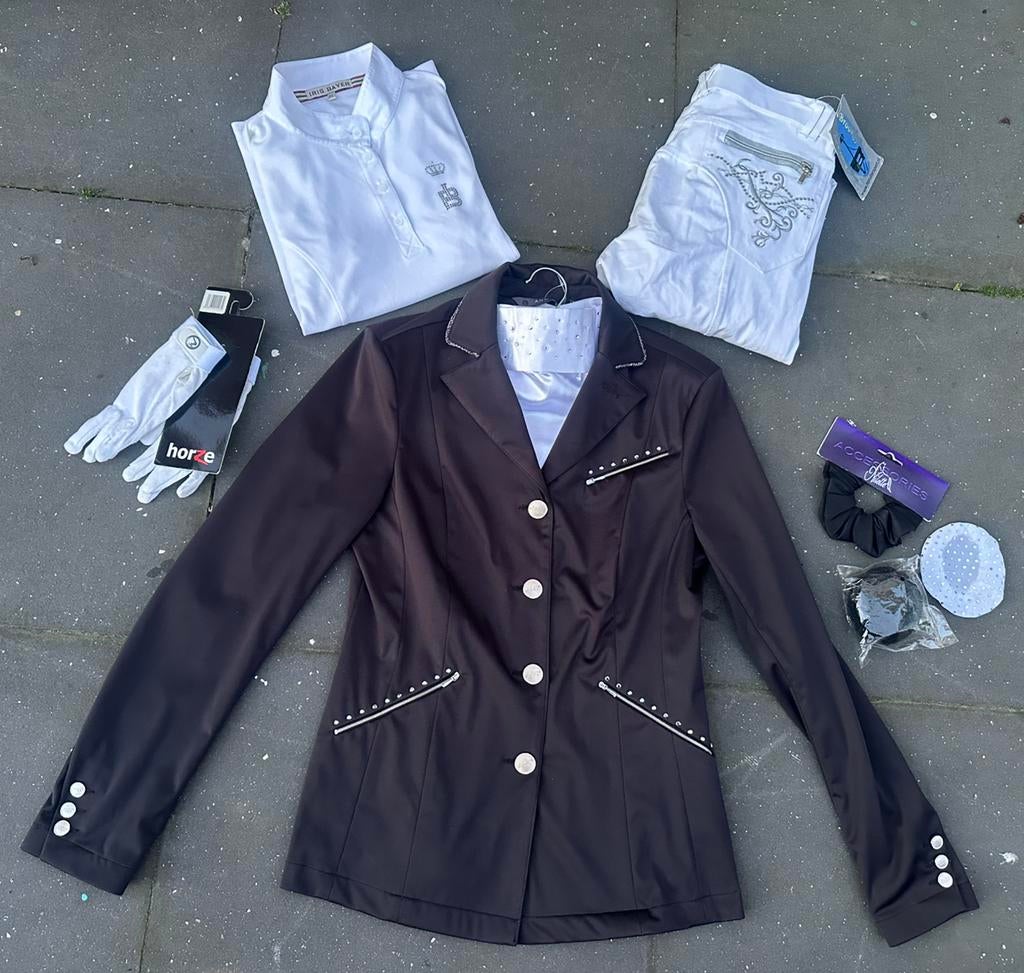 Nieuwe wedstrijd set maat M 38, Ophalen of Verzenden, Nieuw, Dressuur, Dames