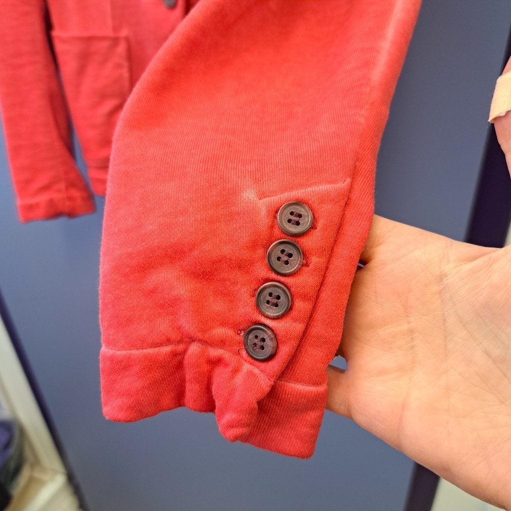 Liebeskind rood 'dyed' blazer sweaterstof mt 36 nr 42048, Kleding | Dames, ., Liebeskind, Ophalen of Verzenden, Zo goed als nieuw