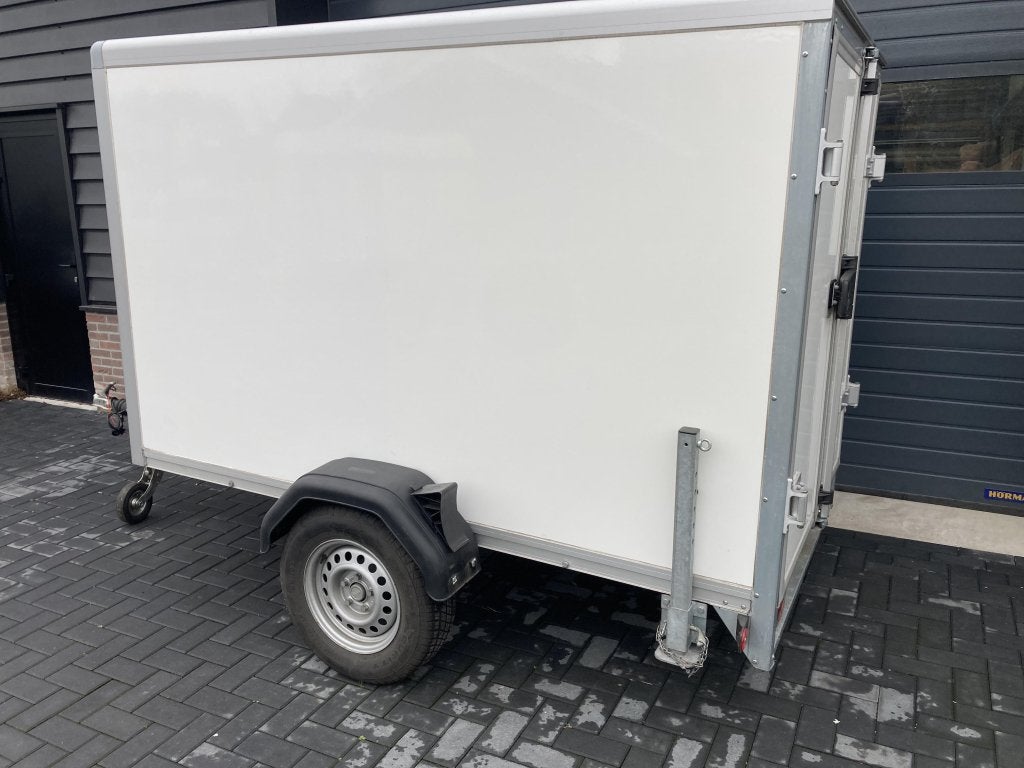 Koelwagen koelaanhanger enkelasser geremd met kenteken, Auto diversen, Gebruikt