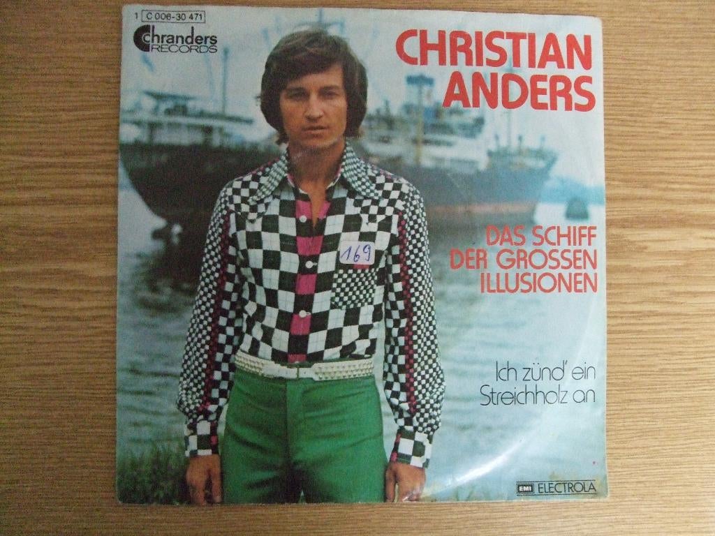 CHRISTIAN ANDERS     DER SCHIFF DER GROSSEN ILLUSIONEN, 7 inch, Single, Ophalen of Verzenden, Pop