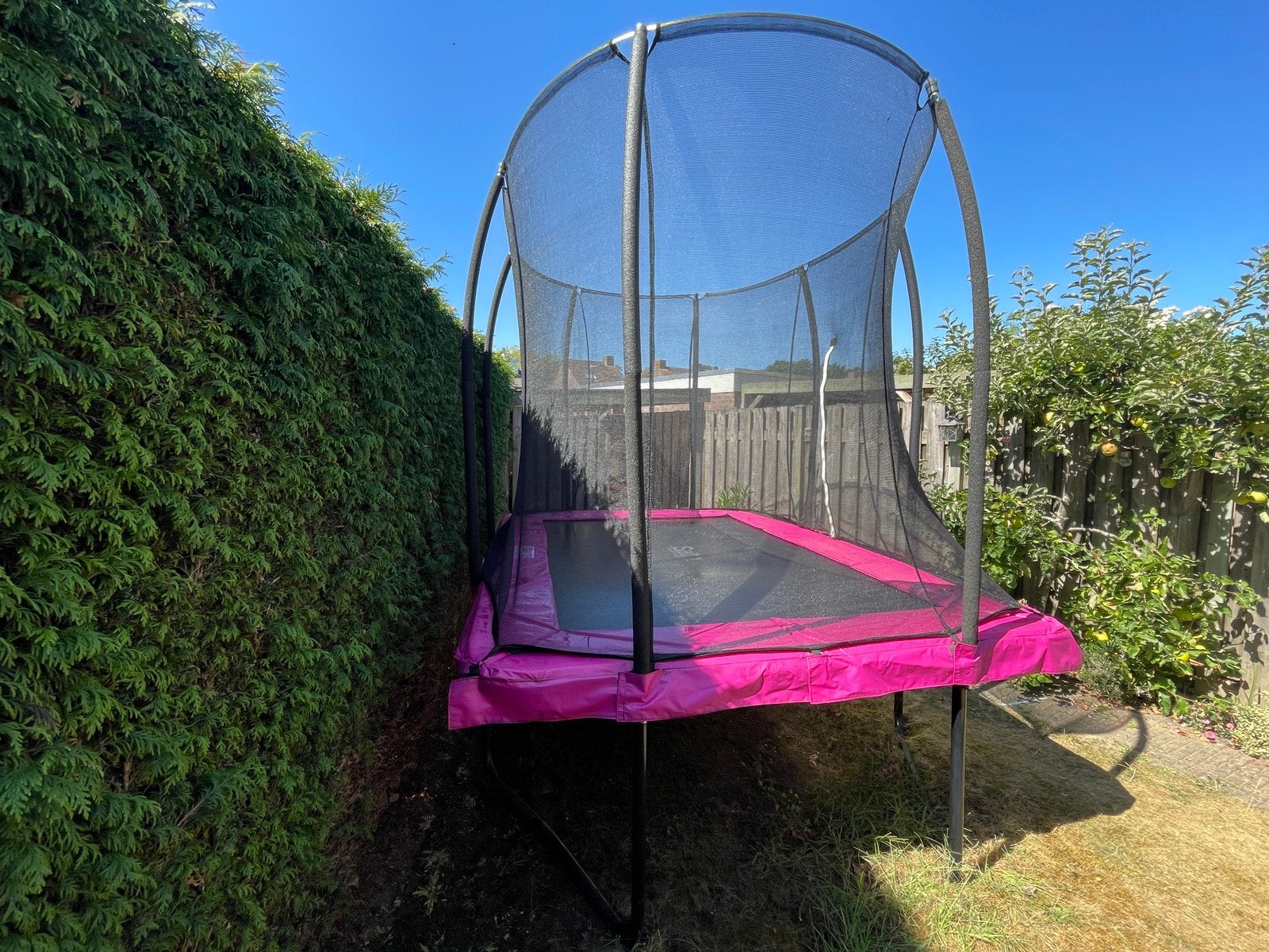 Salta trampoline, opbouw: in zeer goede staat!, Kinderen en Baby's, Speelgoed | Buiten | Trampolines, Ophalen, Gebruikt