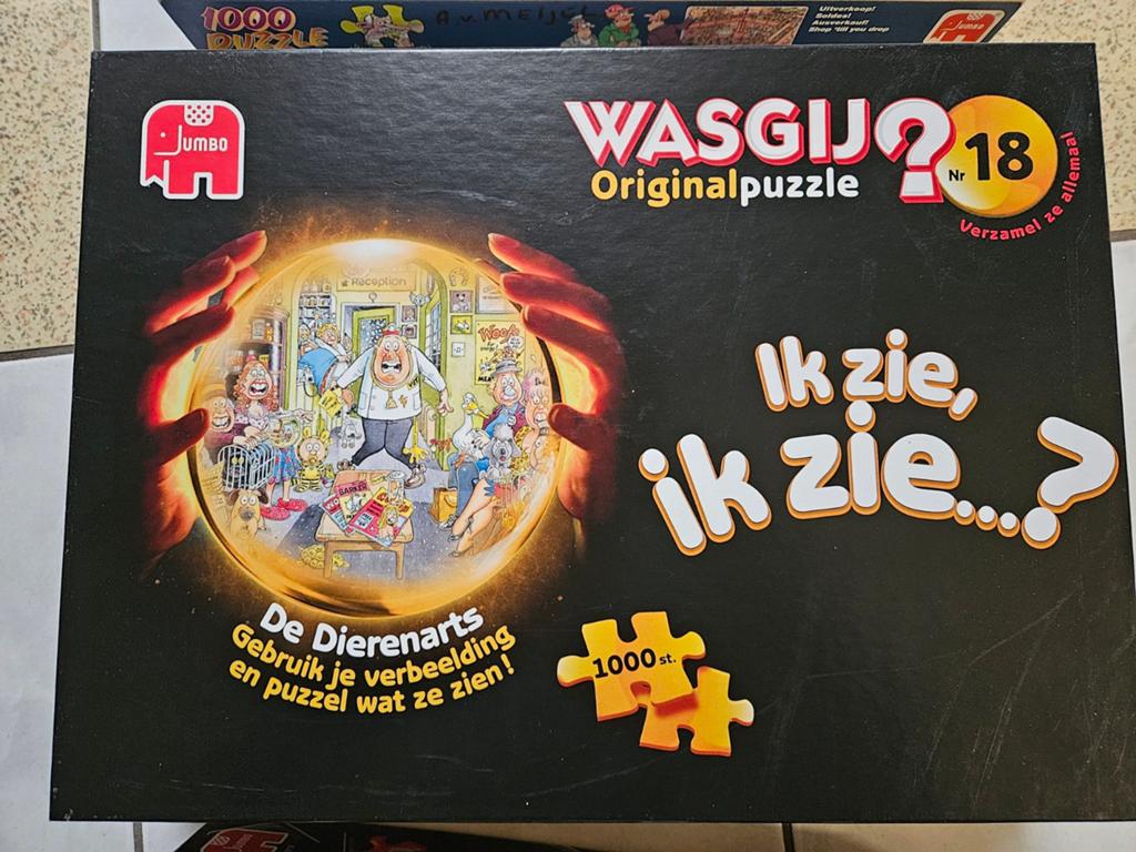 Gezelschapspel, Ophalen of Verzenden, 500 t/m 1500 stukjes, Zo goed als nieuw