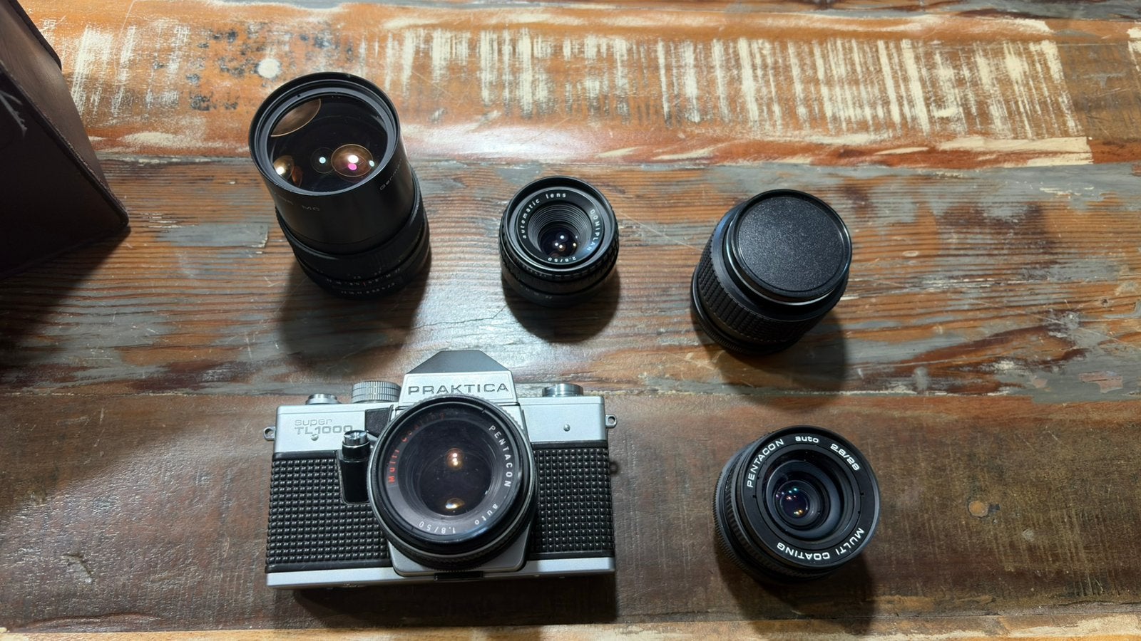Praktica Super TL1000 Analoge Spiegelreflexcamera - Complete, Ophalen of Verzenden, Zo goed als nieuw, Spiegelreflex, Overige Merken