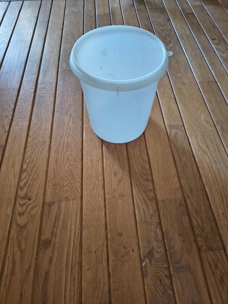 Tupperware wasemmer, Ophalen, Gebruikt
