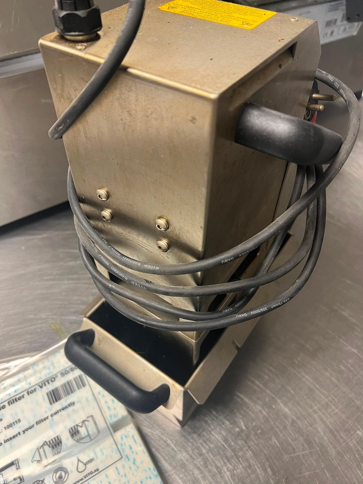 VITO 50 Olie Filter Systeem met Filters, Ophalen, Gebruikt