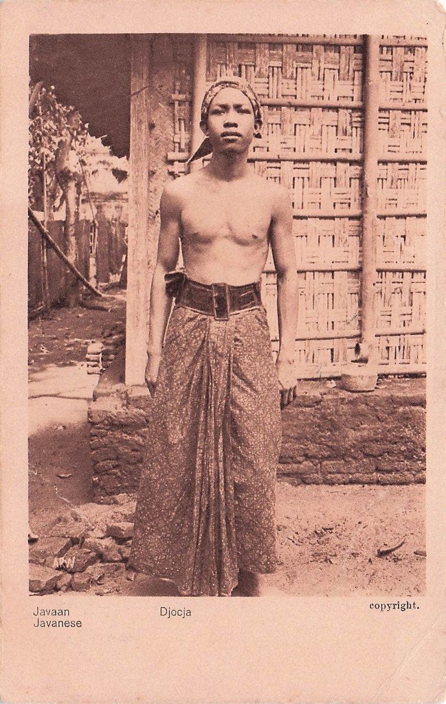 Nederlands Indië - Javaanse jongen Djocja, Ophalen of Verzenden, Voor 1920, Ongelopen, Buiten Europa