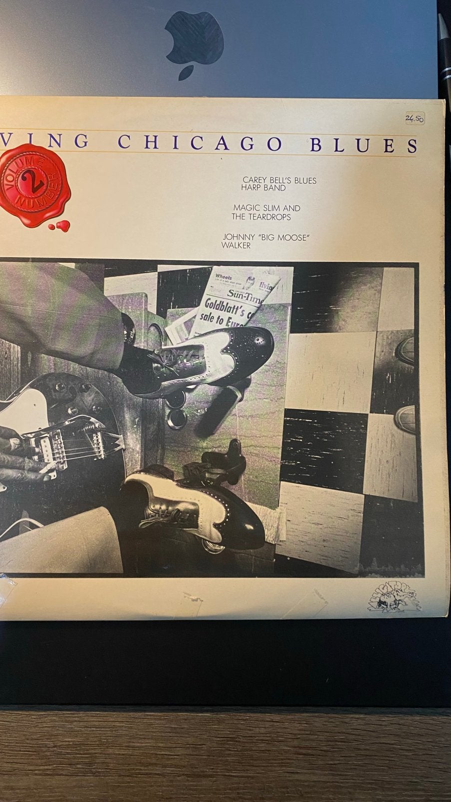 Living Chicago Blues LP, Ophalen of Verzenden, Zo goed als nieuw, 12 inch, Blues