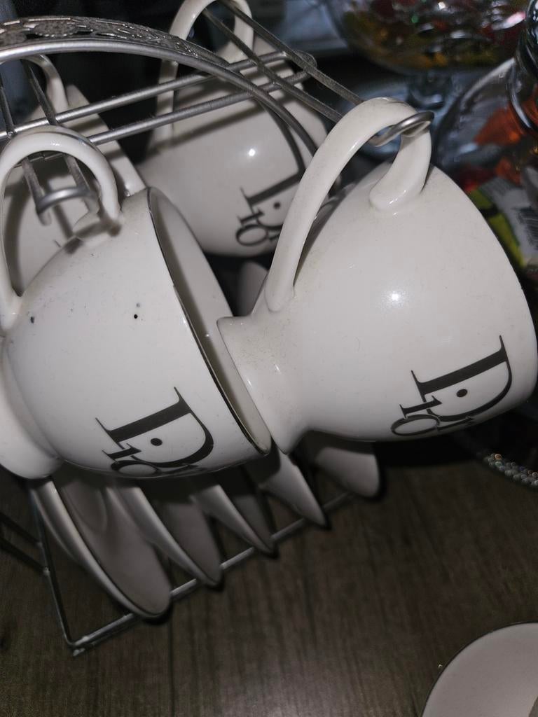 Dior grote kop en scholtels, Ophalen of Verzenden, Zo goed als nieuw, Porselein, Kop en/of schotel