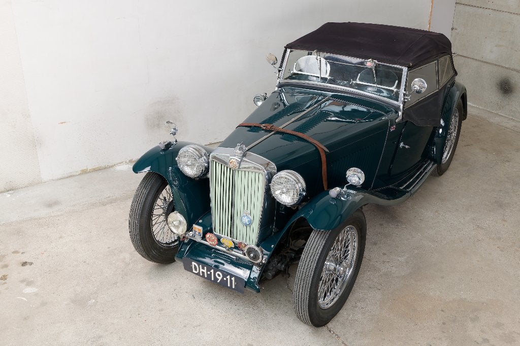 MG TC | British Racing Green | Chrome Spokes, foto 3