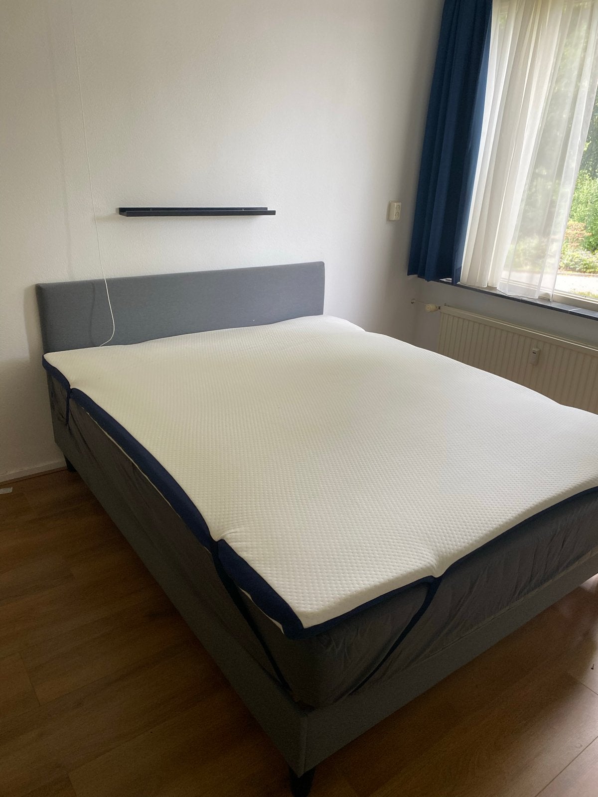 IKEA Boxspring met HÖVÅG matras en topper, Huis en Inrichting, Ophalen, Gebruikt, Tweepersoons, 200 cm