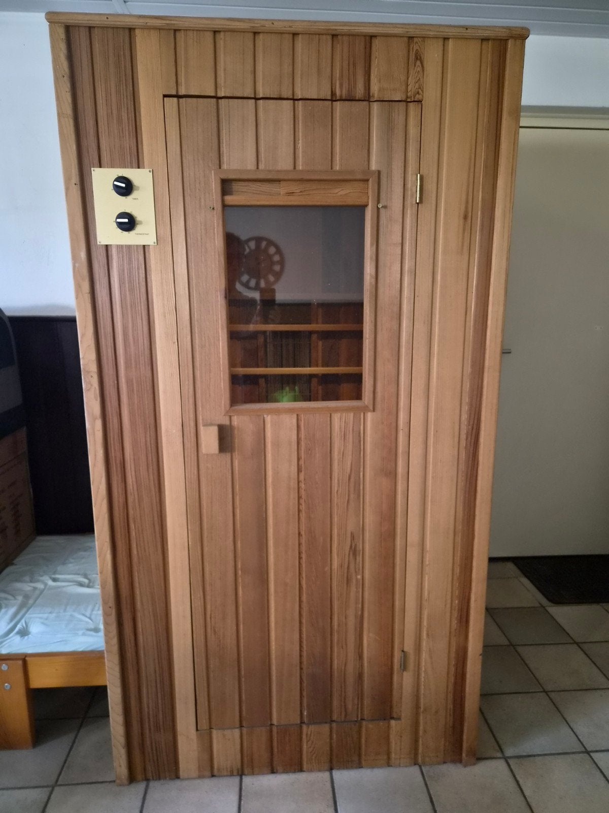 2 persoons infrarood sauna, Ophalen, Gebruikt, Infrarood, Complete sauna