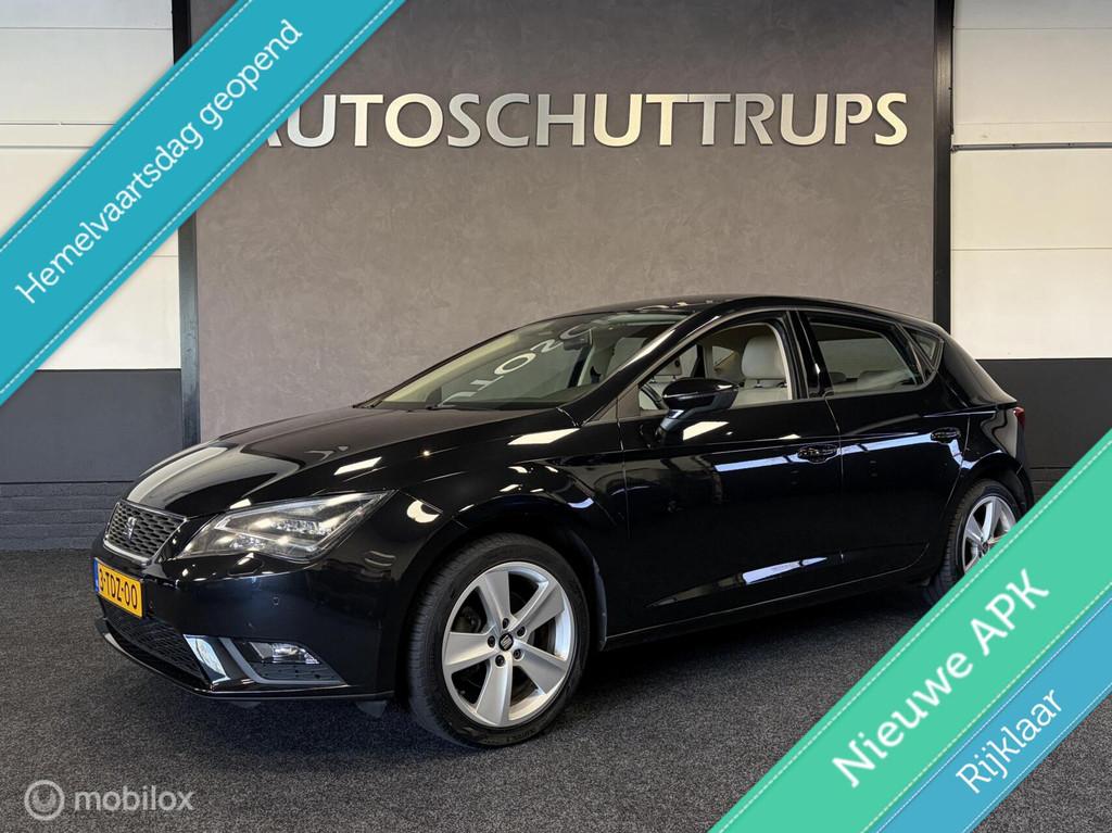 Seat Leon 1.4 TSI Style LEDER / STOELVERW / NAVI / CLIMA / C, Auto's, Voorwielaandrijving, Euro 5, Gebruikt, Beige