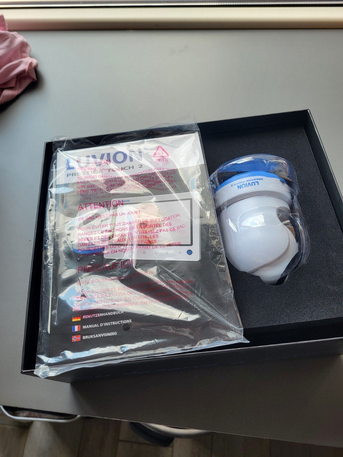 Luvion Prestige Touch 2 Premium Digitale Babyfoon, Ophalen of Verzenden, Gebruikt, 250 meter of meer, Camera