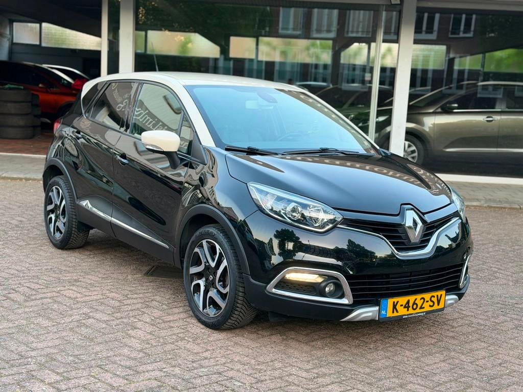 Renault Captur 1.2 TCe Xmod|Airco|Camera|Automaat|Leer|Trekh, 4 cilinders, Lichtsensor, Zwart, Leder