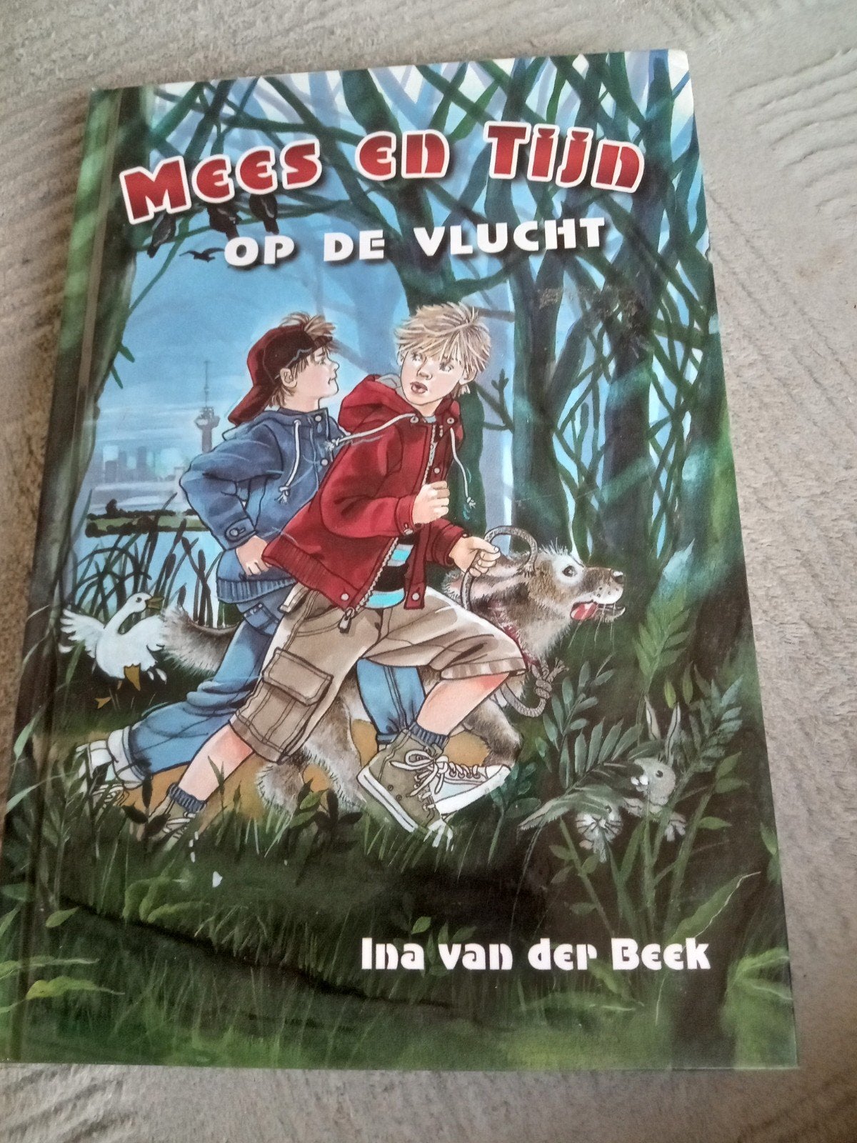 Mees en Tijn op de vlucht - Ina van der Beek, Ophalen of Verzenden